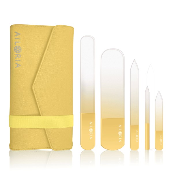 CONTOUR LUXE Glass nail file set