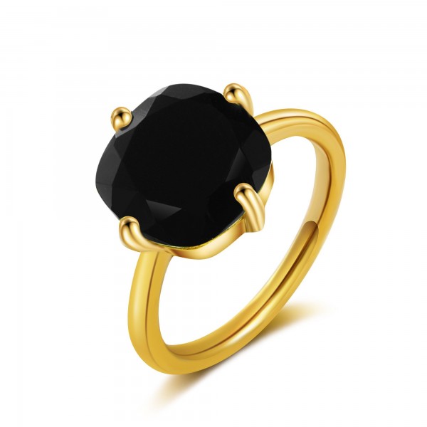 ÉGLANTINE Bague Onyx