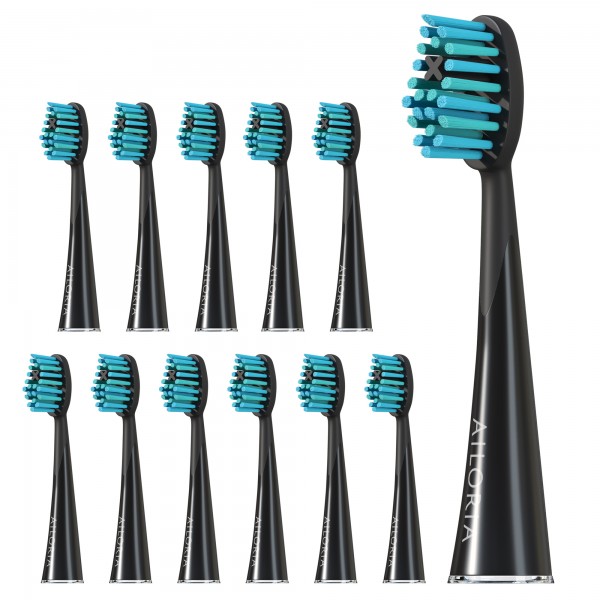 SHINE BRIGHT Extra Clean Replacement brush heads set of 12