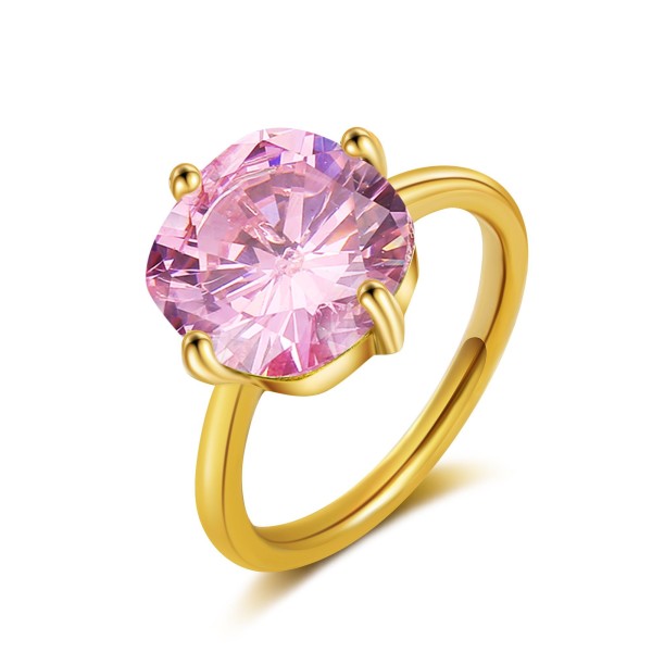 ÉGLANTINE Ring pink quartz