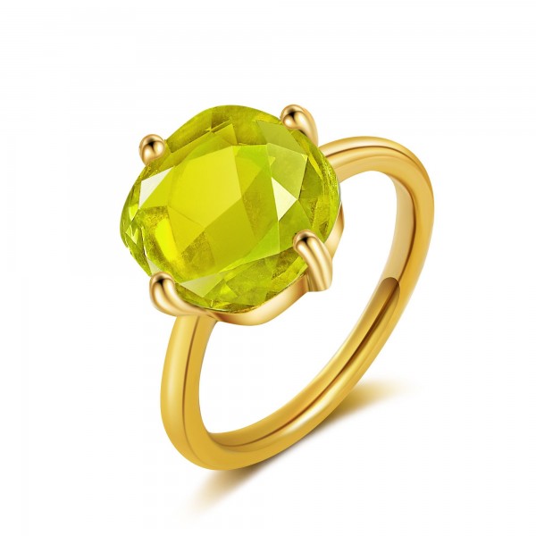 ÉGLANTINE Ring Lemon Quarz