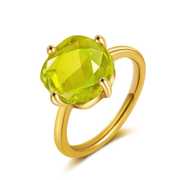ÉGLANTINE Ring Lemon Quartz