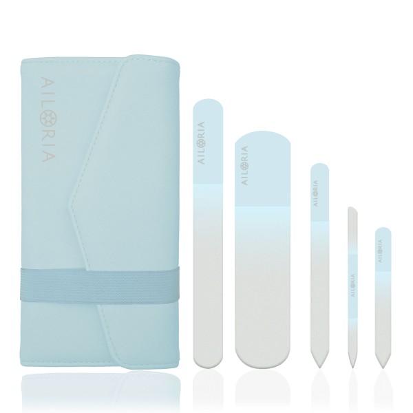 CONTOUR LUXE Glass Nail File Set