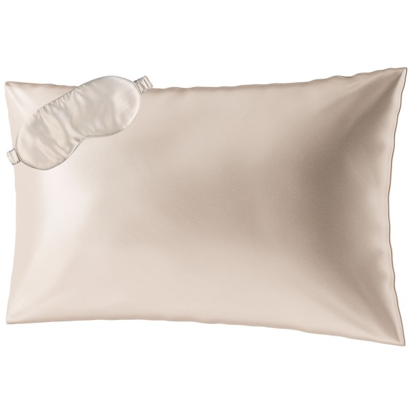 BEAUTY SLEEP Set (100x65) Seidenkissenbezug + Maske