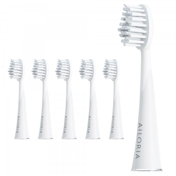 SHINE BRIGHT Extra Clean Replacement brush heads set of 6