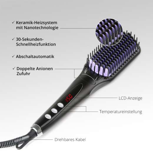 Sallys hair straightener brush cheap