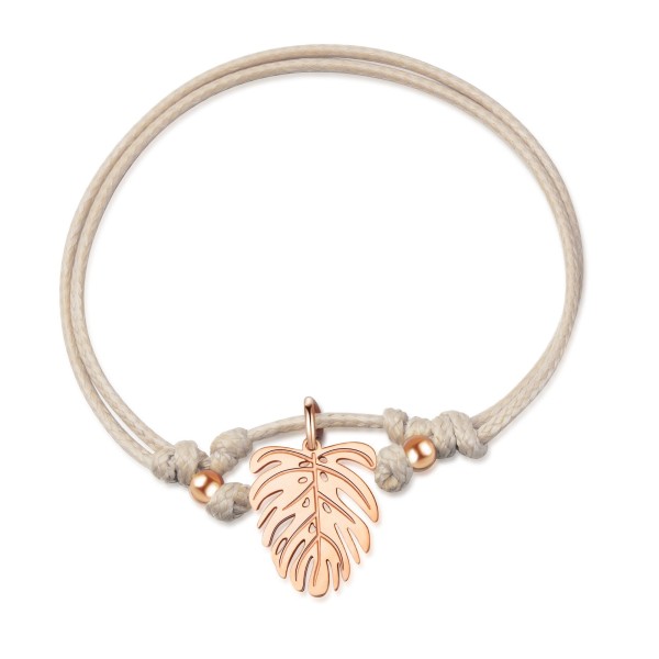 JUNGLE Armband beige/silber
