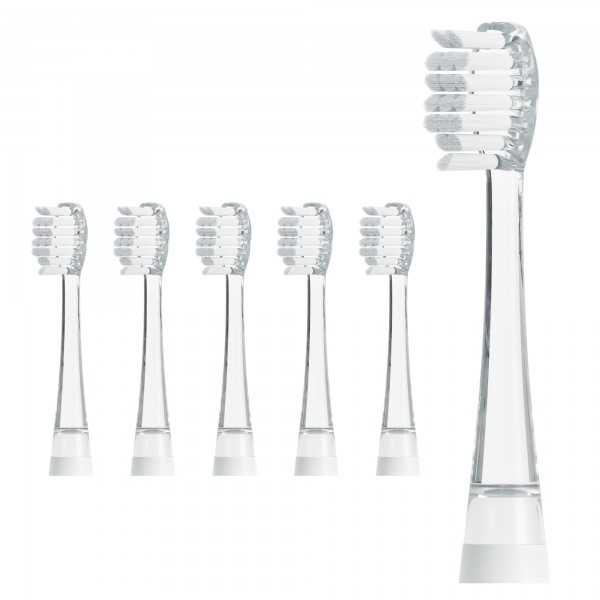 BUBBLE BRUSH Replacement brush heads set of 6