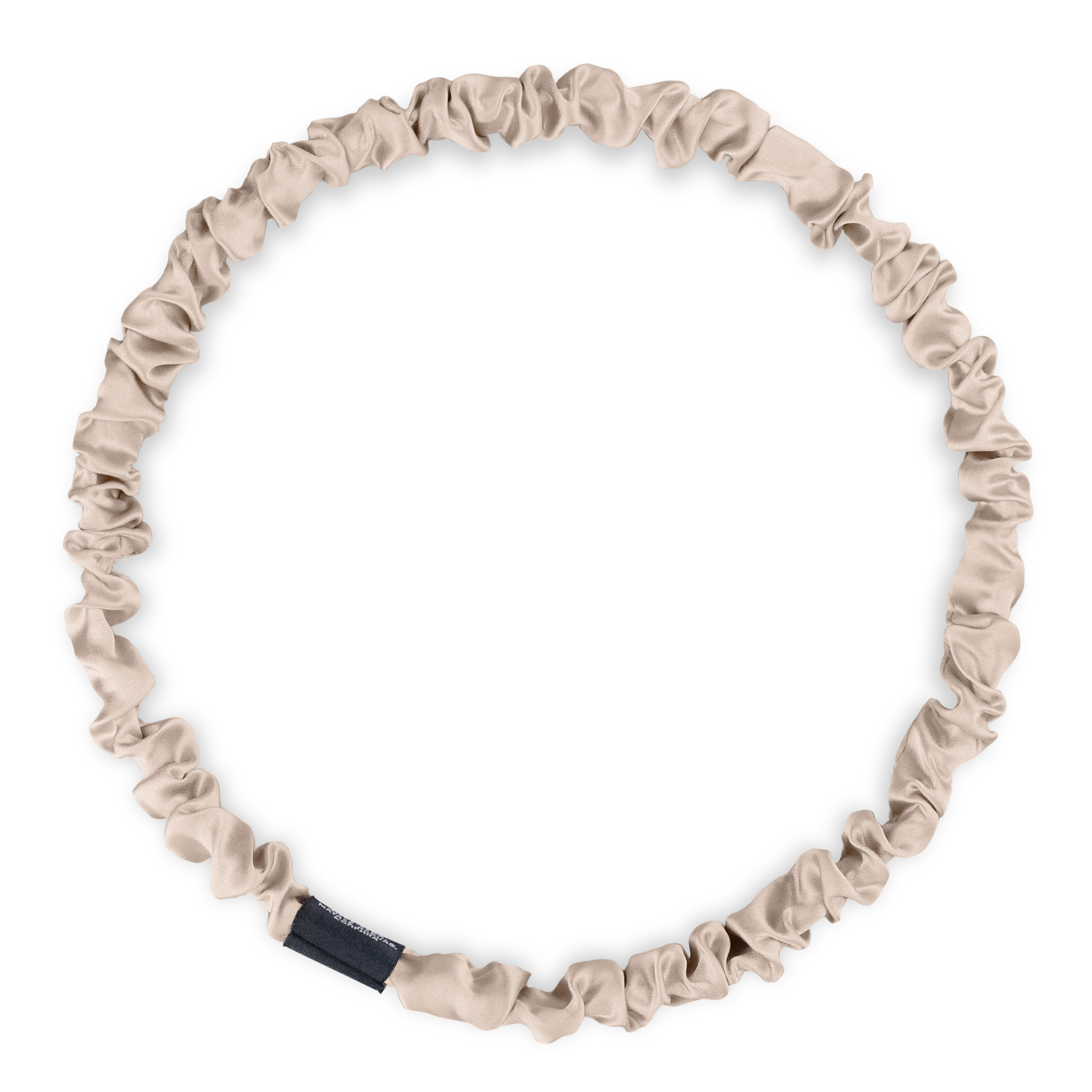 Luxuriöses Satin-Haarband Für Damen - Extra Breites Stirnband In Marineblau