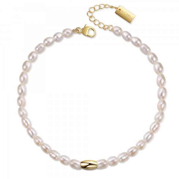 SANGO Bracelet gold/white pearl