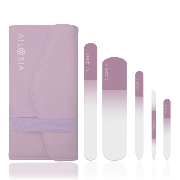 CONTOUR LUXE Glass Nail File Set