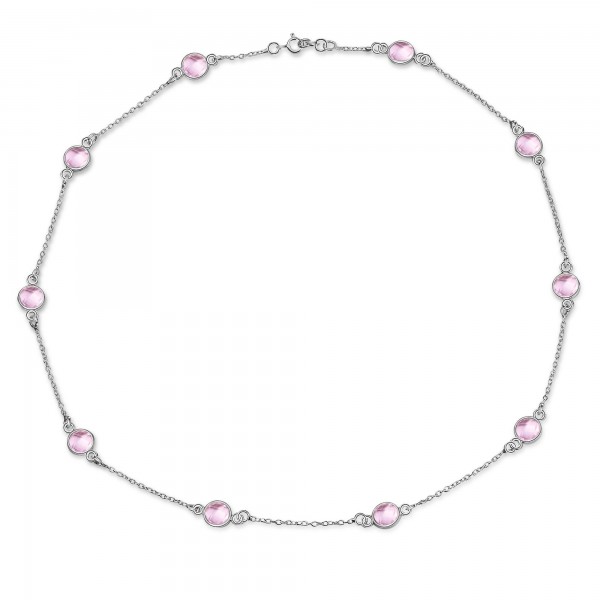LAVANDE Halskette Pink Quarz