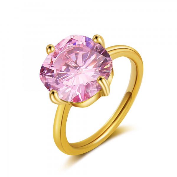 ÉGLANTINE Ring pink quartz