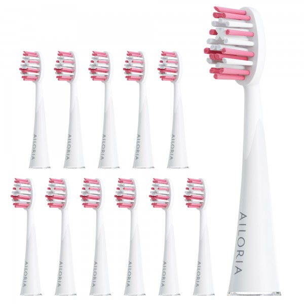 SHINE BRIGHT Extra Clean Replacement brush heads set of 12