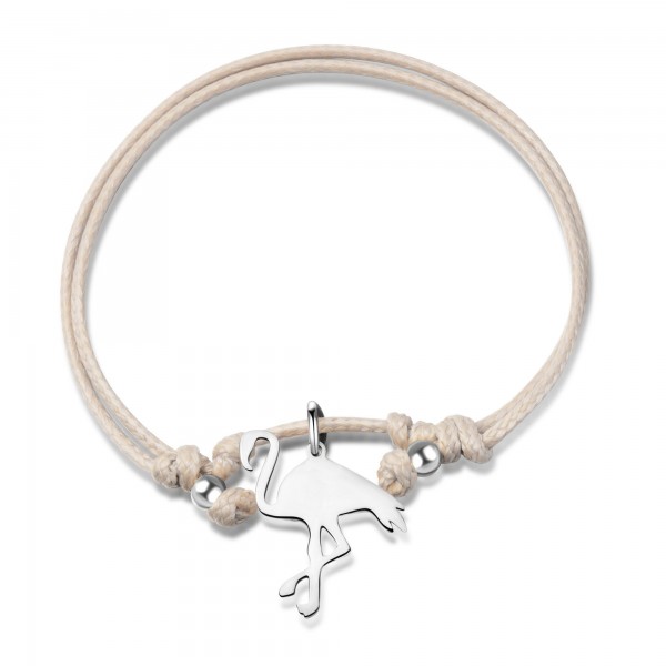 FLAMANT Bracelet beige/argent