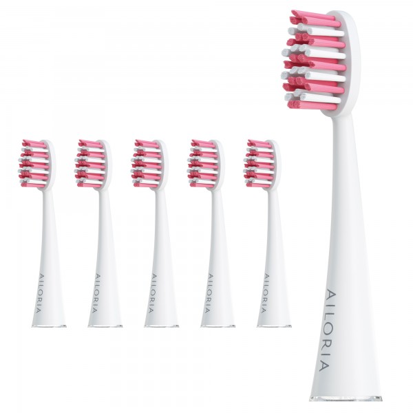 SHINE BRIGHT Replacement brush heads set of 6